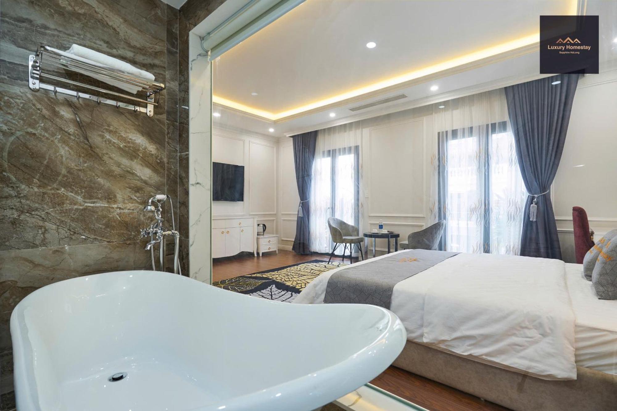 Luxury Homestay Vinhomes Dragonbay Hạ Long Exterior foto